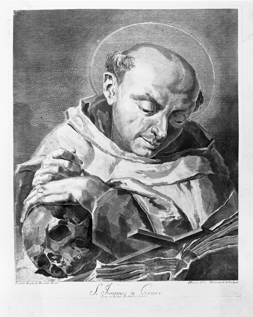 S.Ioannes a Cruce, ritratto d'uomo (stampa, serie) di Pelli Marco, Piazzetta Giovanni Battista (sec. XVIII)
