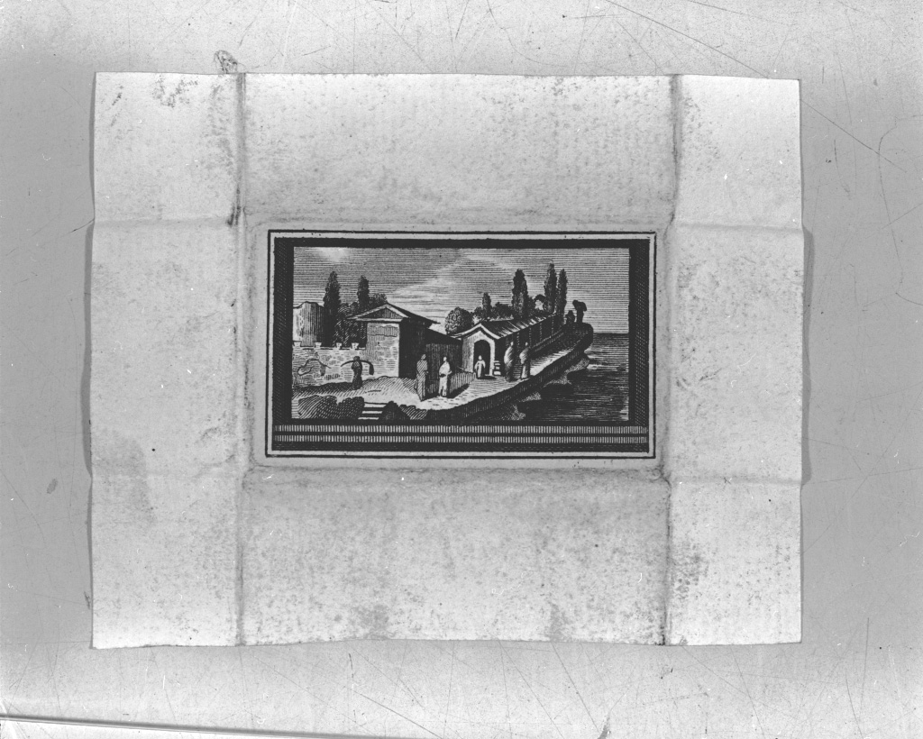 paesaggio marino (stampa, elemento d'insieme) - ambito veneziano (sec. XVIII)