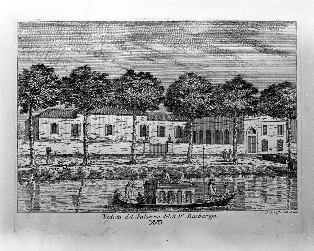 veduta di un palazzo (stampa, serie) di Costa Giovan Francesco (sec. XVIII)