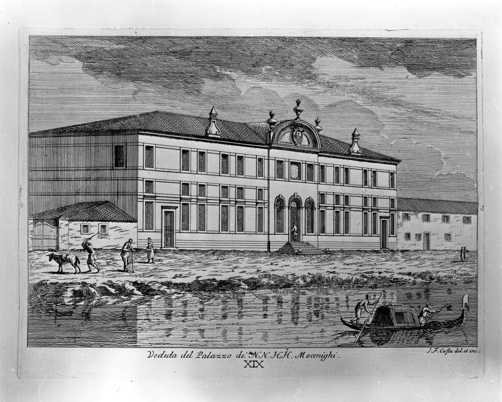 veduta di un palazzo (stampa, serie) di Costa Giovan Francesco (sec. XVIII)