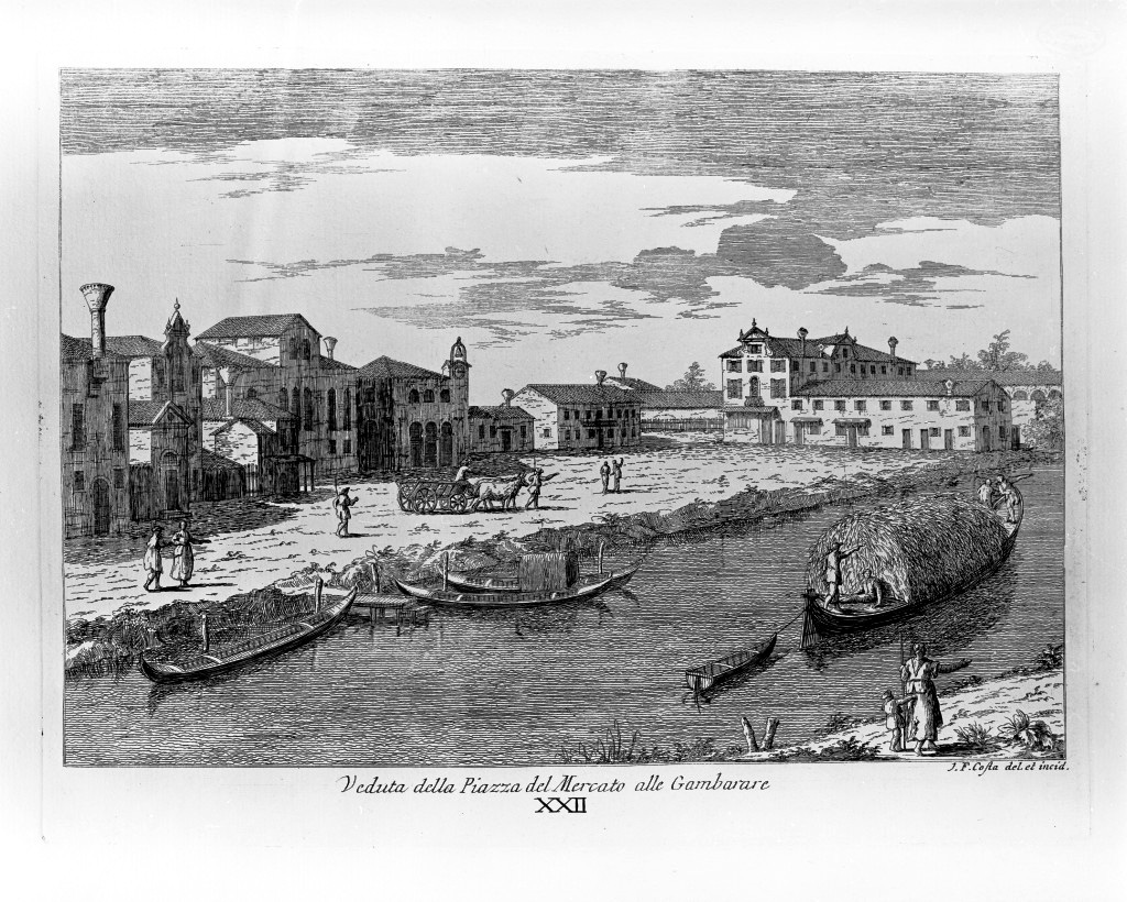 veduta di un palazzo (stampa, serie) di Costa Giovan Francesco (sec. XVIII)