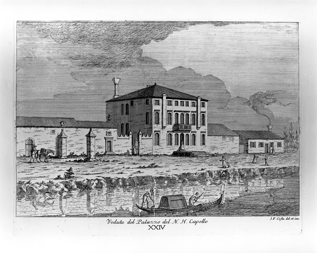 veduta di un palazzo (stampa, serie) di Costa Giovan Francesco (sec. XVIII)