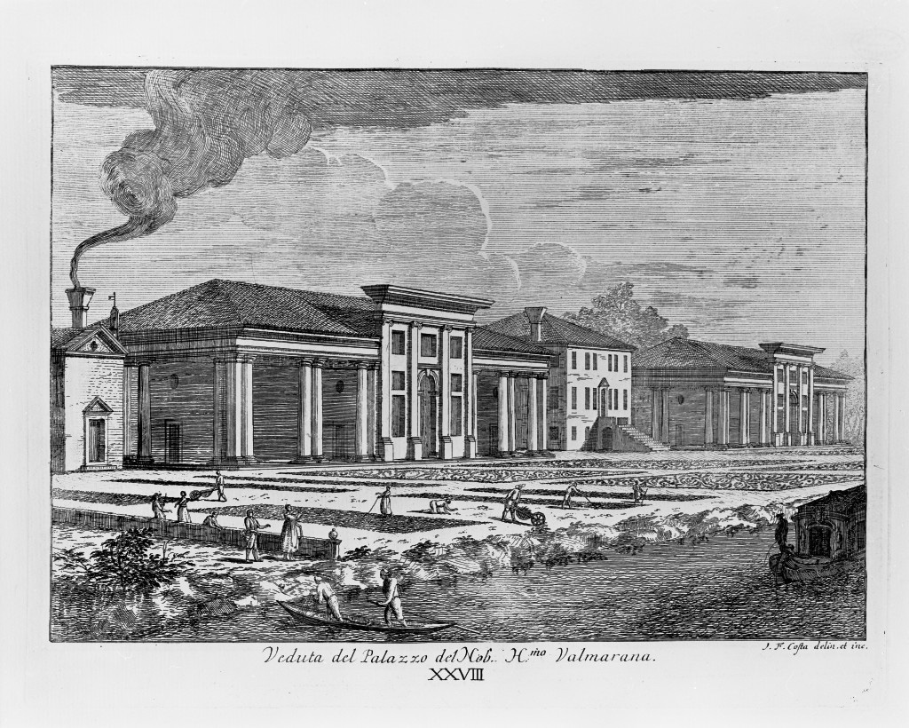 veduta di un palazzo (stampa, serie) di Costa Giovan Francesco (sec. XVIII)
