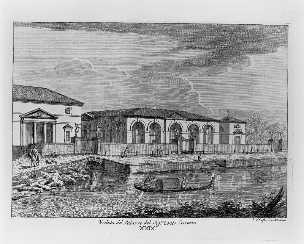 veduta di un palazzo (stampa, serie) di Costa Giovan Francesco (sec. XVIII)
