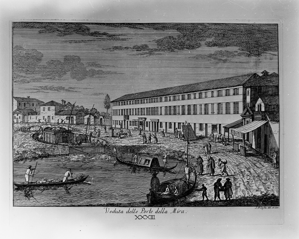 veduta di un palazzo (stampa, serie) di Costa Giovan Francesco (sec. XVIII)