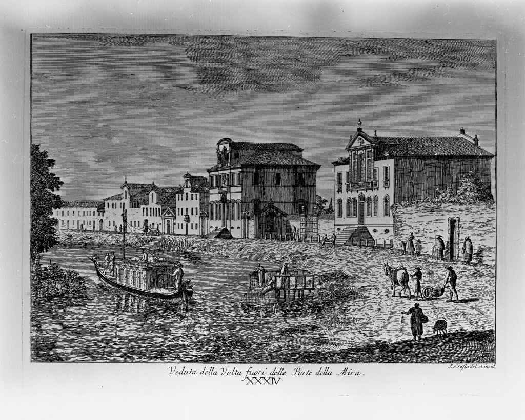 veduta di un palazzo (stampa, serie) di Costa Giovan Francesco (sec. XVIII)