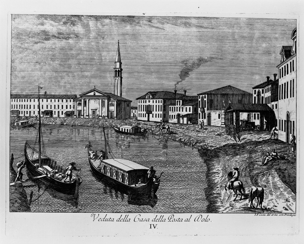 veduta di un palazzo (stampa, serie) di Costa Giovan Francesco (sec. XVIII)