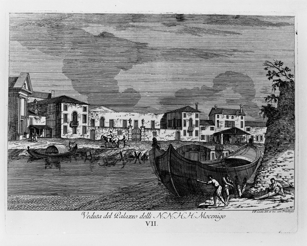 veduta di un palazzo (stampa, serie) di Costa Giovan Francesco (sec. XVIII)