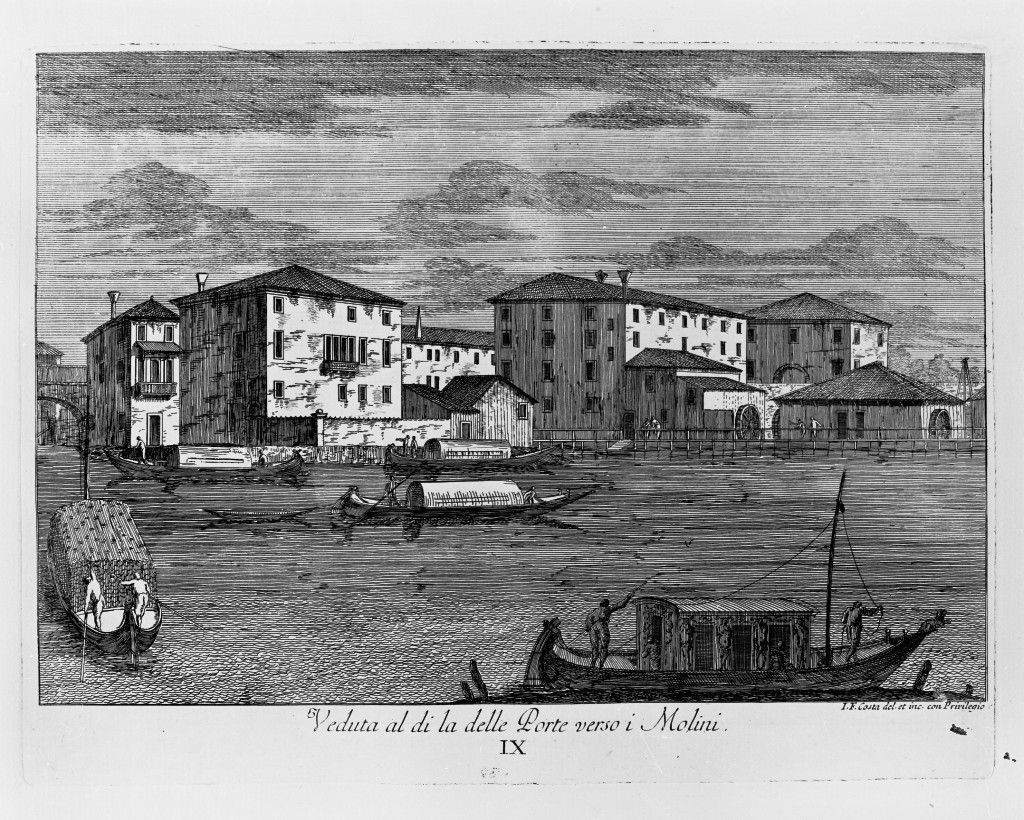 veduta di un palazzo (stampa, serie) di Costa Giovan Francesco (sec. XVIII)