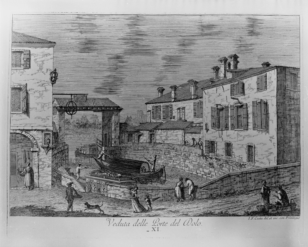 veduta di un palazzo (stampa, serie) di Costa Giovan Francesco (sec. XVIII)