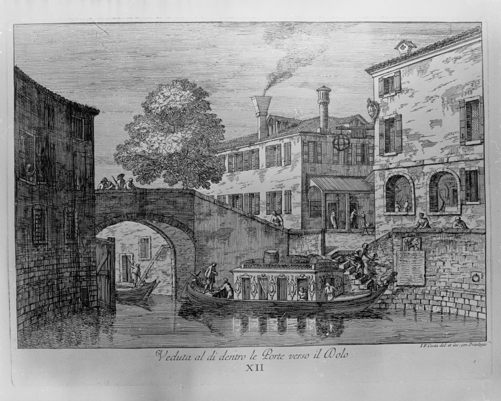 veduta di un palazzo (stampa, serie) di Costa Giovan Francesco (sec. XVIII)