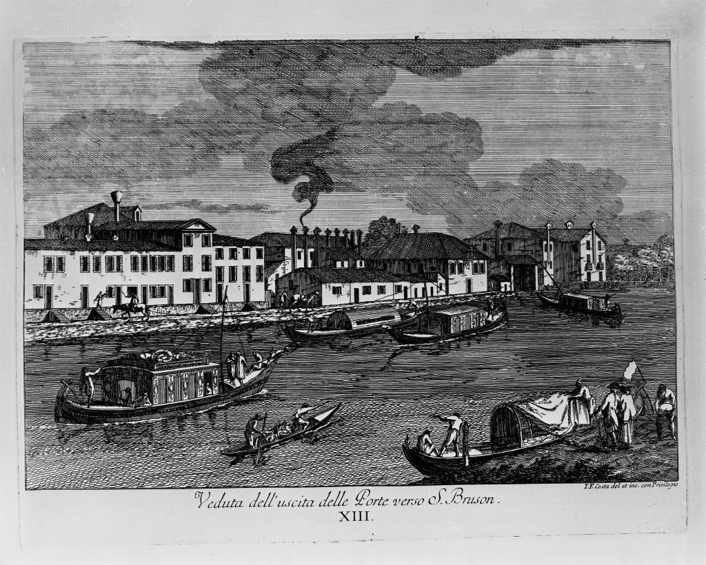 veduta di un palazzo (stampa, serie) di Costa Giovan Francesco (sec. XVIII)