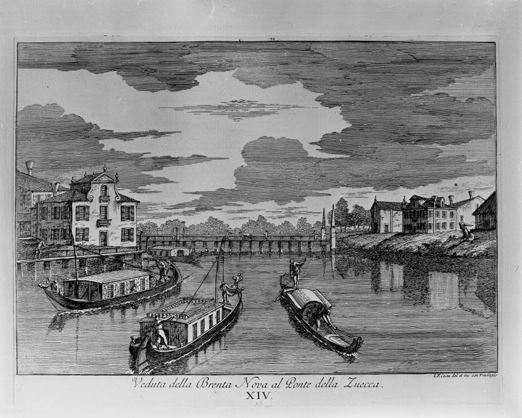 veduta di un palazzo (stampa, serie) di Costa Giovan Francesco (sec. XVIII)