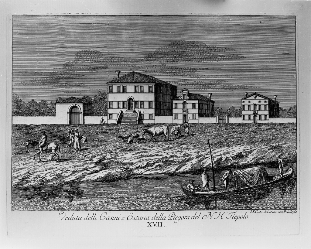 veduta di un palazzo (stampa, serie) di Costa Giovan Francesco (sec. XVIII)