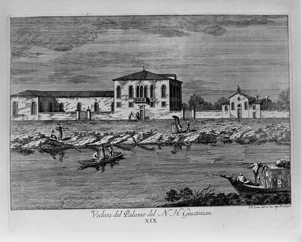 veduta di un palazzo (stampa, serie) di Costa Giovan Francesco (sec. XVIII)