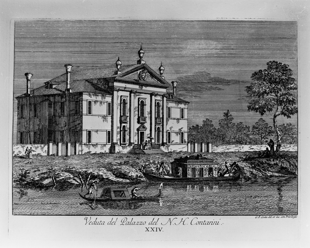 veduta di un palazzo (stampa, serie) di Costa Giovan Francesco (sec. XVIII)