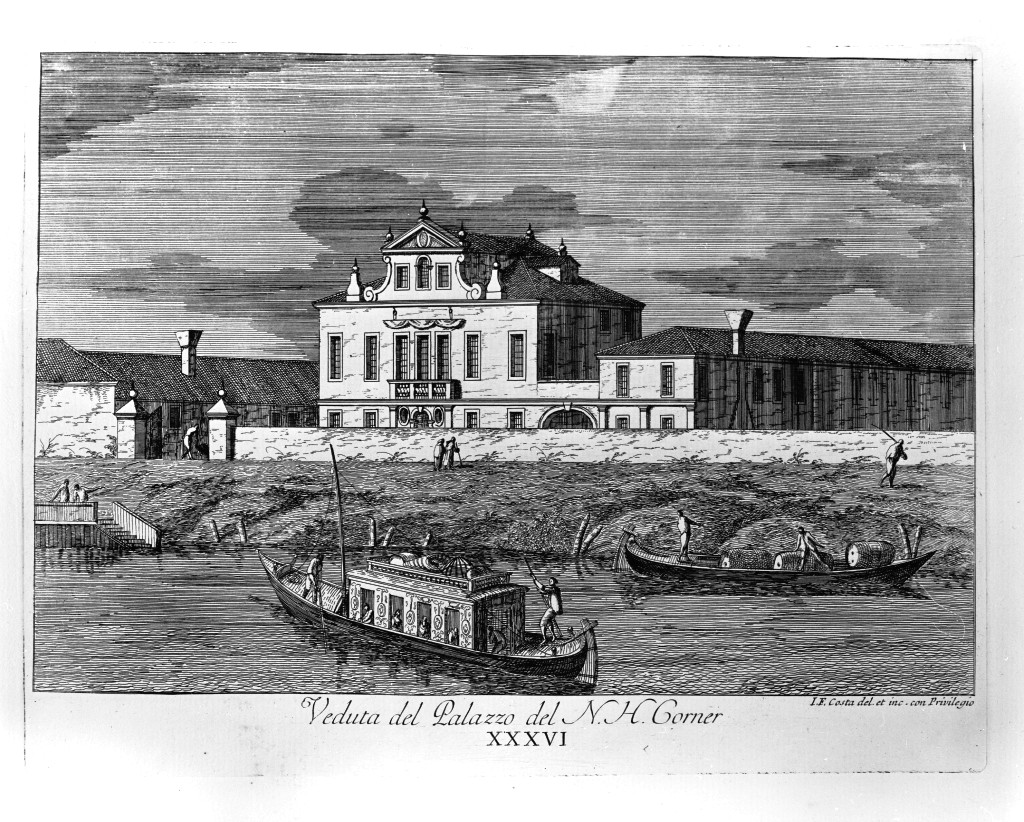 veduta di un palazzo (stampa, serie) di Costa Giovan Francesco (sec. XVIII)
