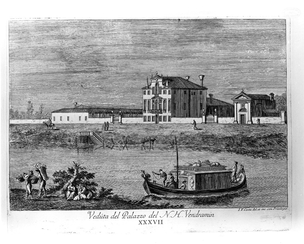 veduta di un palazzo (stampa, serie) di Costa Giovan Francesco (sec. XVIII)