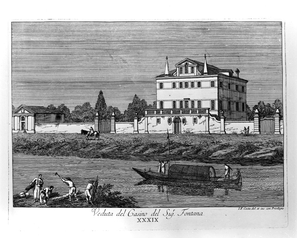 veduta di un palazzo (stampa, serie) di Costa Giovan Francesco (sec. XVIII)