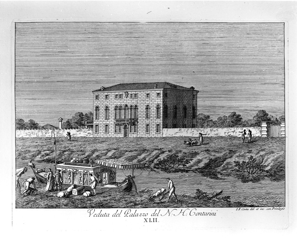 veduta di un palazzo (stampa, serie) di Costa Giovan Francesco (sec. XVIII)