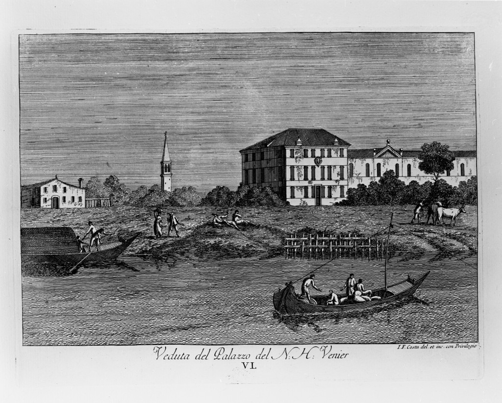 veduta di un palazzo (stampa, serie) di Costa Giovan Francesco (sec. XVIII)