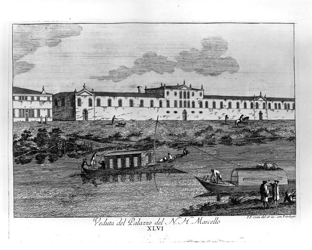 veduta di un palazzo (stampa, serie) di Costa Giovan Francesco (sec. XVIII)