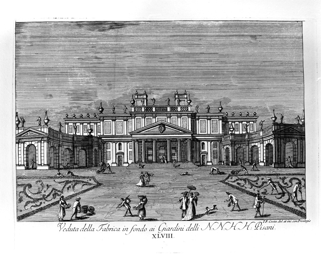 veduta di un palazzo (stampa, serie) di Costa Giovan Francesco (sec. XVIII)