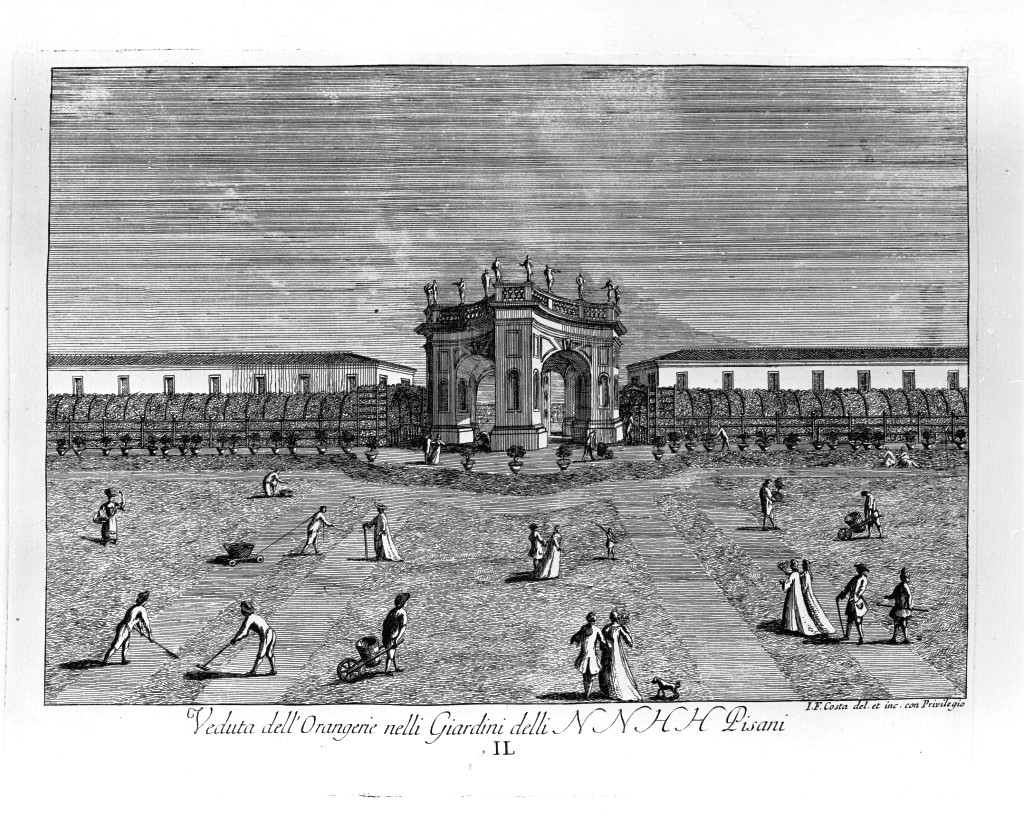 veduta di un palazzo (stampa, serie) di Costa Giovan Francesco (sec. XVIII)
