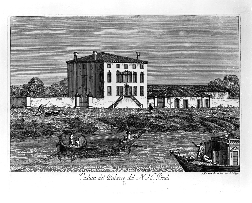 veduta di un palazzo (stampa, serie) di Costa Giovan Francesco (sec. XVIII)