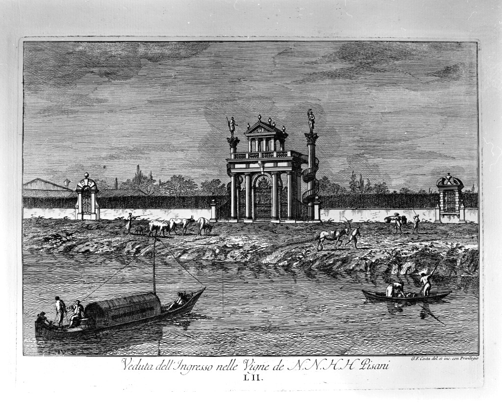 veduta di un palazzo (stampa, serie) di Costa Giovan Francesco (sec. XVIII)