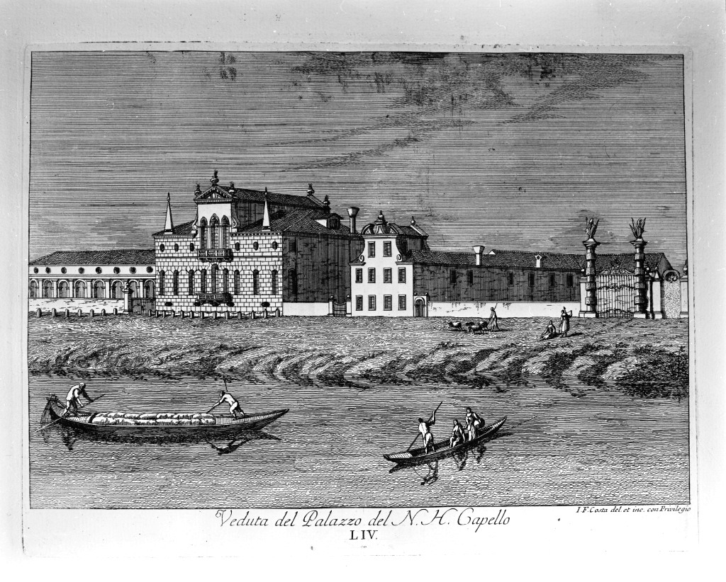veduta di un palazzo (stampa, serie) di Costa Giovan Francesco (sec. XVIII)