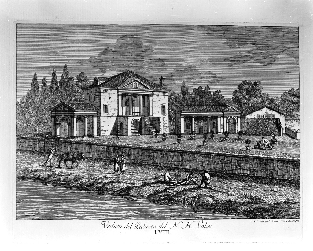 veduta di un palazzo (stampa, serie) di Costa Giovan Francesco (sec. XVIII)