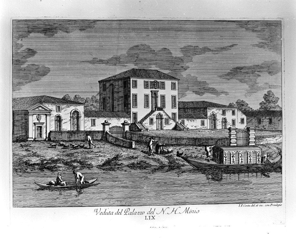 veduta di un palazzo (stampa, serie) di Costa Giovan Francesco (sec. XVIII)