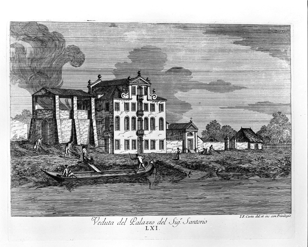 veduta di un palazzo (stampa, serie) di Costa Giovan Francesco (sec. XVIII)