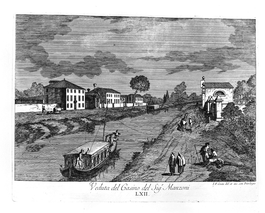 veduta di un palazzo (stampa, serie) di Costa Giovan Francesco (sec. XVIII)