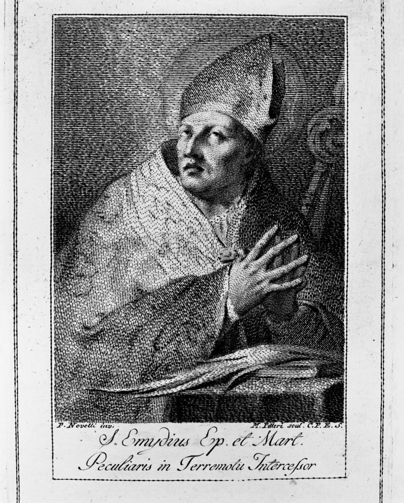 Sant'Emidio (stampa) di Pitteri Marco Alvise, Novelli Pietro Antonio (sec. XVIII)