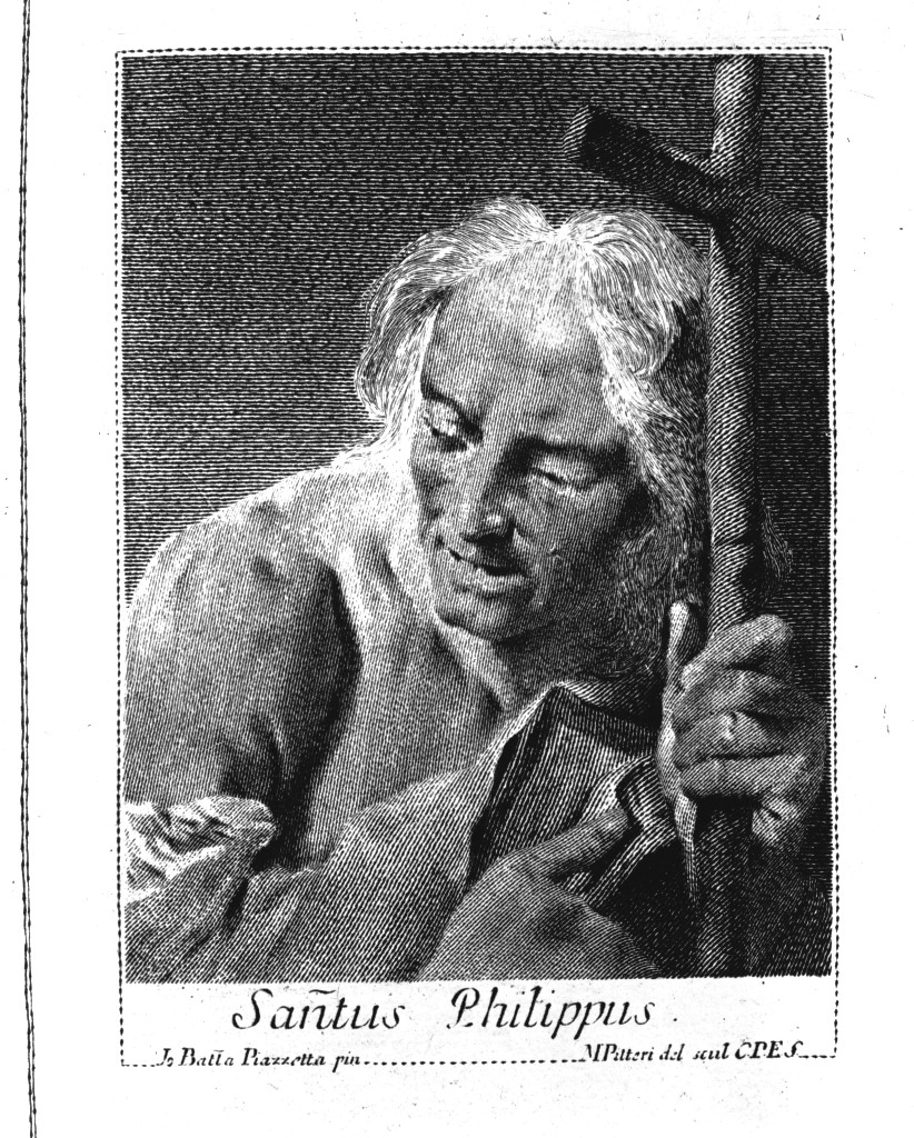 San Filippo (stampa) di Pitteri Marco Alvise, Piazzetta Giovanni Battista (metà sec. XVIII)