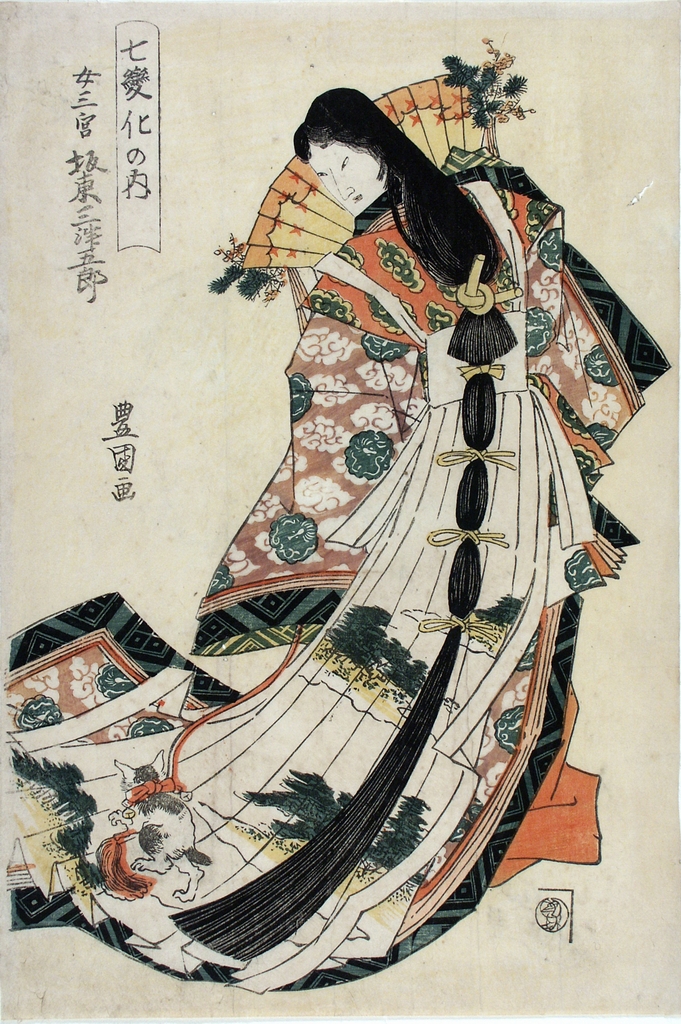 figura femminile (stampa a colori) di Utagawa Toyokuni I (primo quarto sec. XIX)