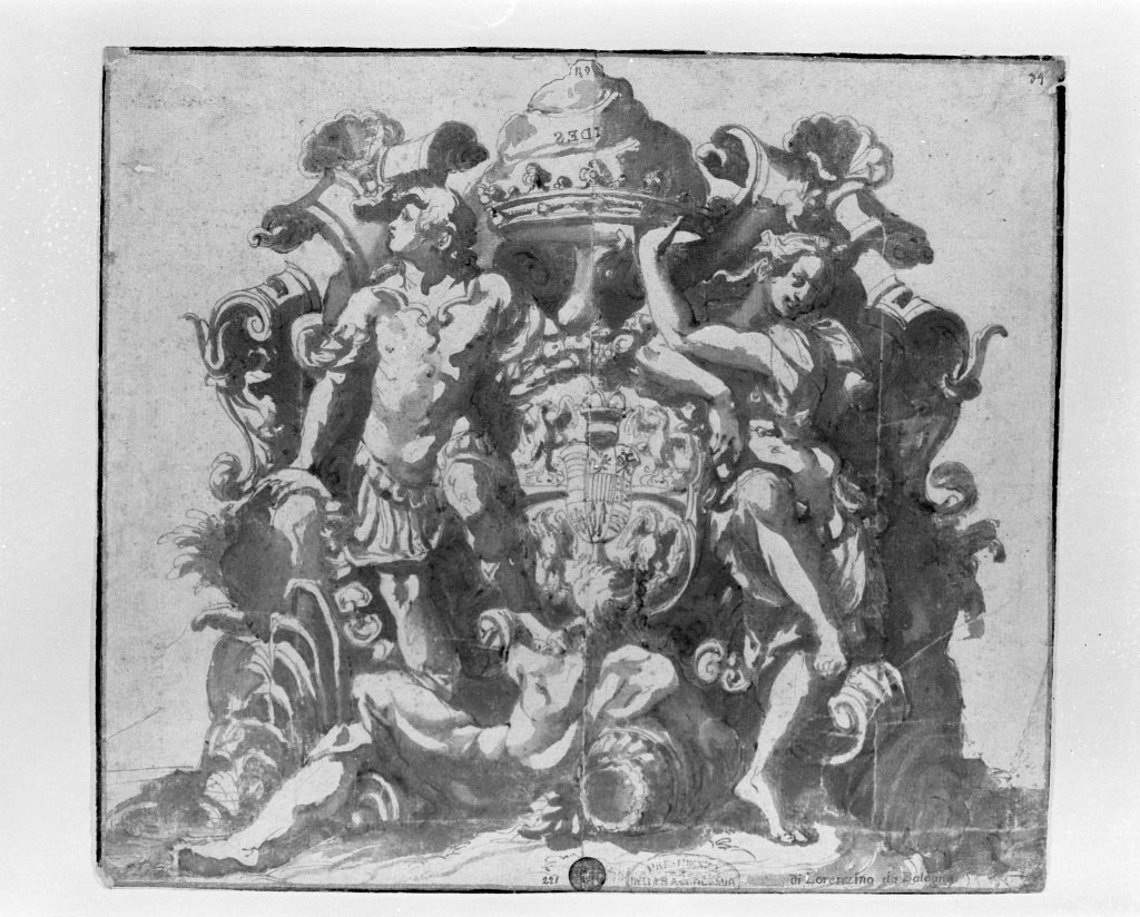 stemma (disegno, opera isolata) di Sabatini Lorenzo detto Lorenzino da Bologna (sec. XVI)