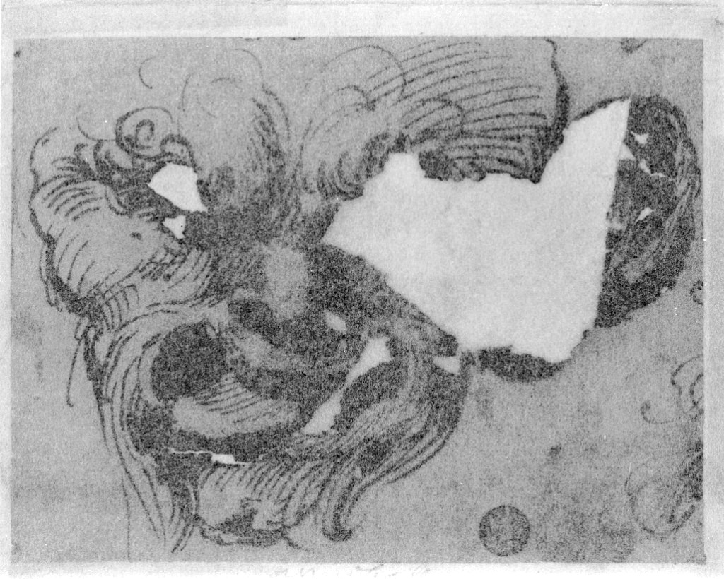 mascherone (disegno, opera isolata) di Carracci Agostino (secc. XVI/ XVII)