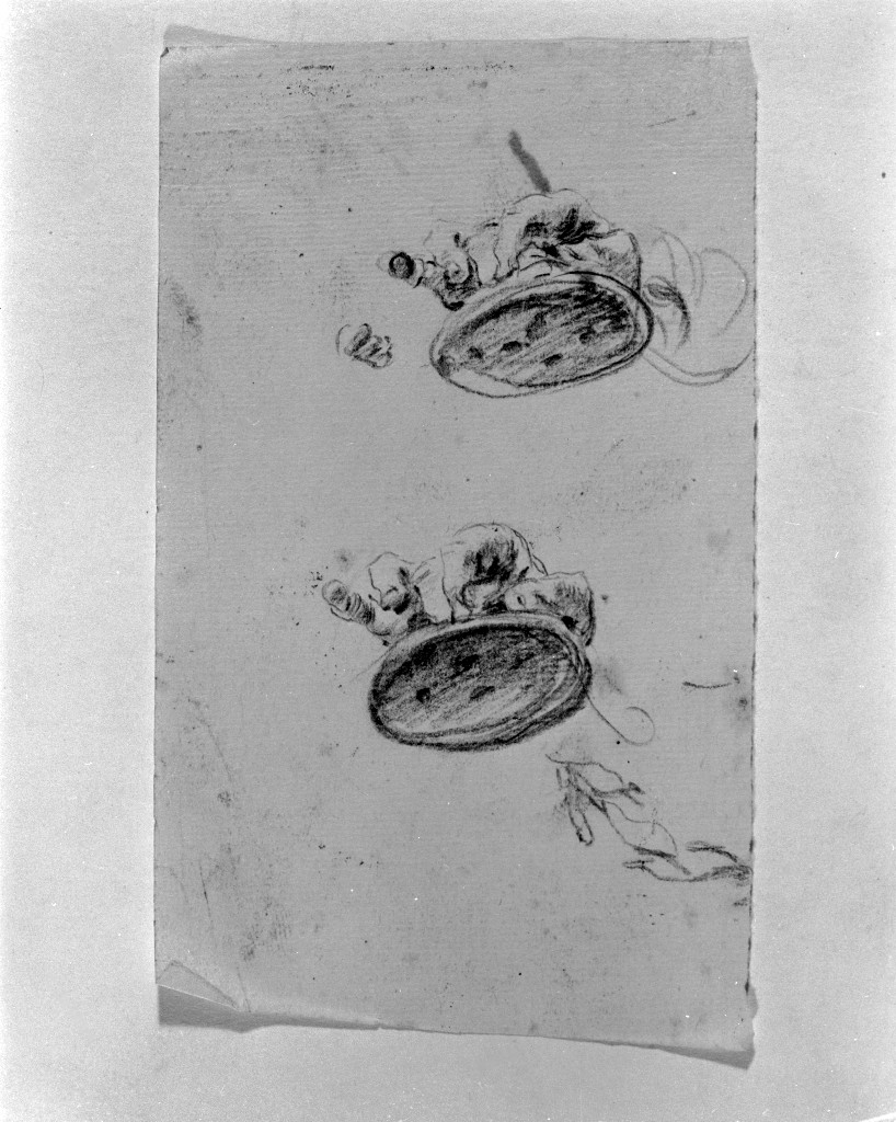 studio di parti anatomiche (disegno, opera isolata) di Pittoni Giovanni Battista (secc. XVII/ XVIII)