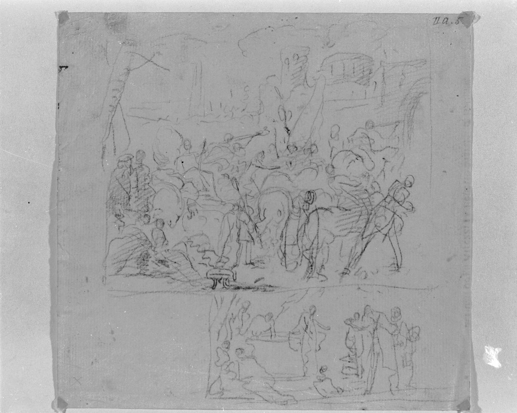 disegno, elemento d'insieme di Pittoni Giovanni Battista (secc. XVII/ XVIII)