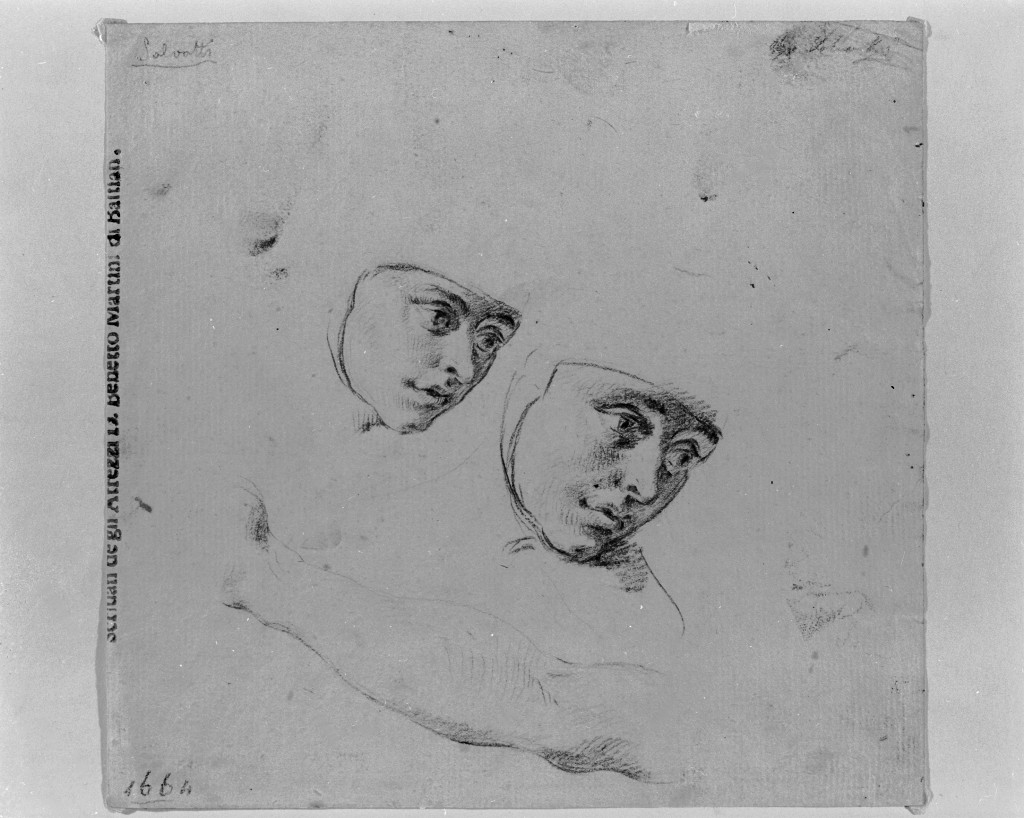 studio di parti anatomiche (disegno, elemento d'insieme) di Pittoni Giovanni Battista (secc. XVII/ XVIII)