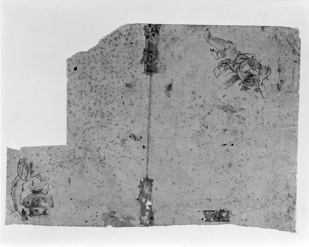 studio di figure (disegno, elemento d'insieme) di Pittoni Giovanni Battista (scuola) (sec. XVIII)