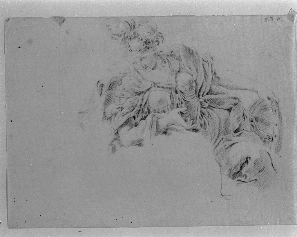 Minerva (disegno, opera isolata) di Kern Anton (sec. XVIII)