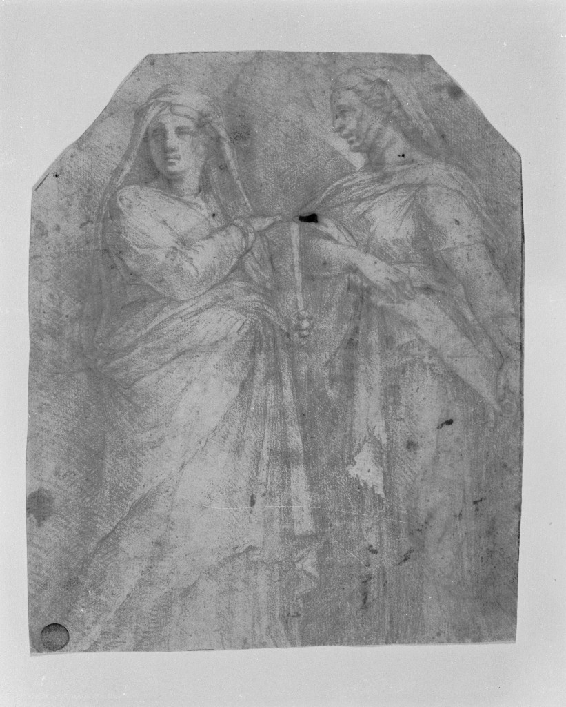 sibille (disegno, insieme) - ambito romano (fine sec. XVI)