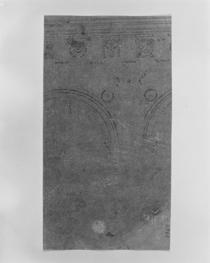 architettura illusionistica (disegno, insieme) di Pannini Giovanni Paolo (attribuito) (fine/inizio secc. XVII/ XVIII)