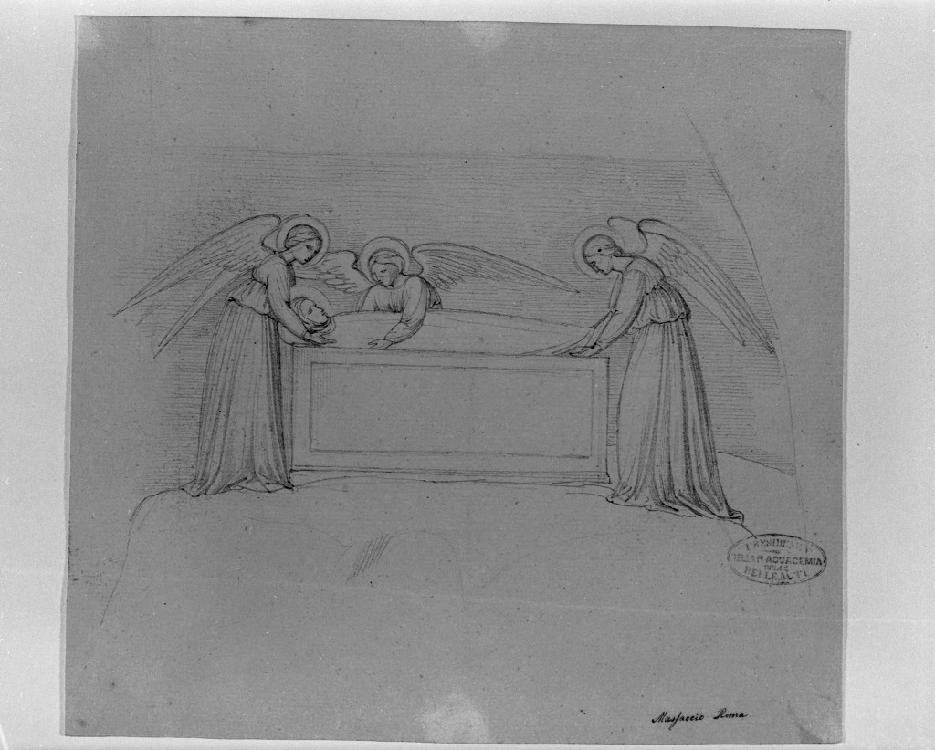 deposizione (disegno, opera isolata) di De Superville Pierre Davide Humbert (sec. XVIII)