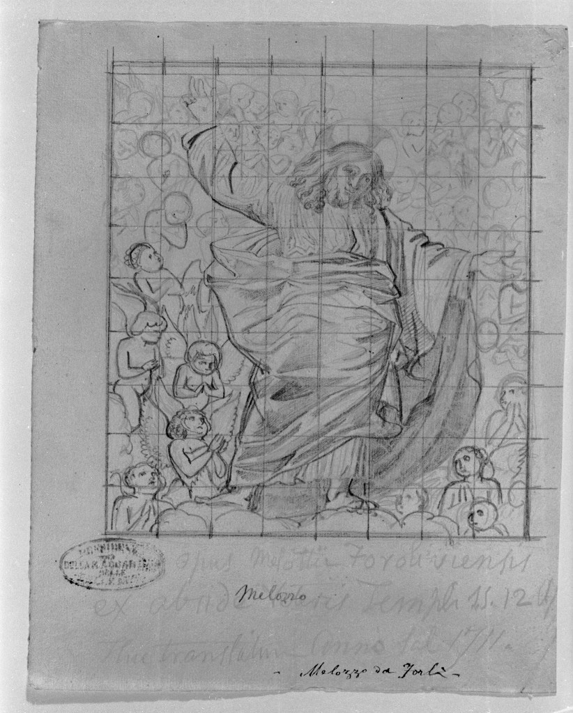 Cristo in gloria (disegno, opera isolata) di De Superville Pierre Davide Humbert (sec. XVIII)