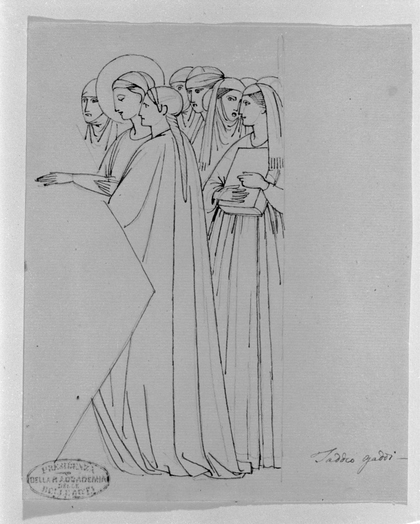 figure femminili (disegno, opera isolata) di De Superville Pierre Davide Humbert (sec. XVIII)